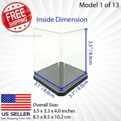 Display case cube small clear - cube,